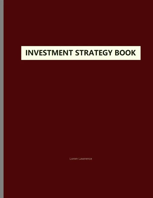 Investment Strategy Book: Elliott Wave Principle Application - Paperback