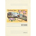 Vintage Lined Notebook Greetings from Georgia - Paperback