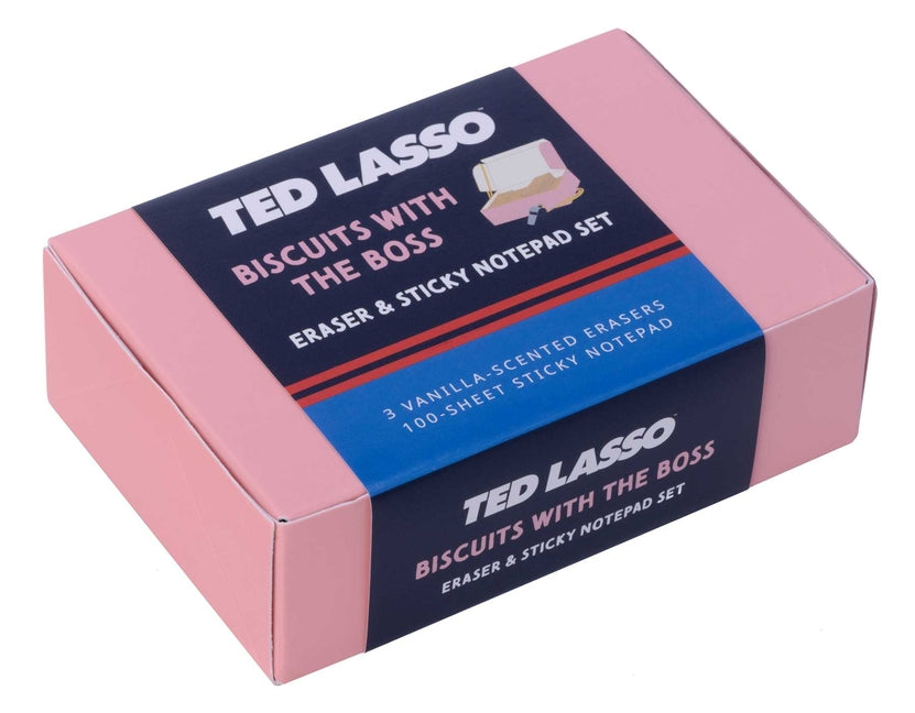 Ted Lasso: Biscuits with the Boss Scented Eraser & Sticky Notepad Set - Paperback