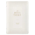 KJV Bible Giant Print Standard Faux Leather White - Leather