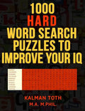 1000 Hard Word Search Puzzles to Improve Your IQ - Paperback