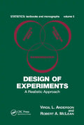 Design of Experiments: A Realistic Approach - Paperback