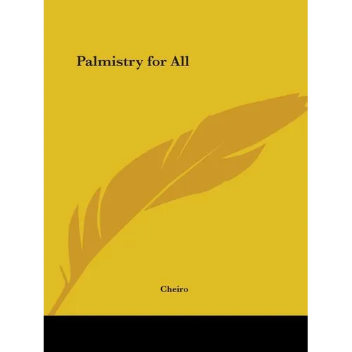 Palmistry for All - Paperback