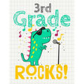 3rd Grade Rocks!: Funny Back To School notebook, Gift For Girls and Boys,109 College Ruled Line Paper, Cute School Notebook, School Composition Notebo - Paperback