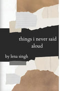 things i never said aloud - Paperback