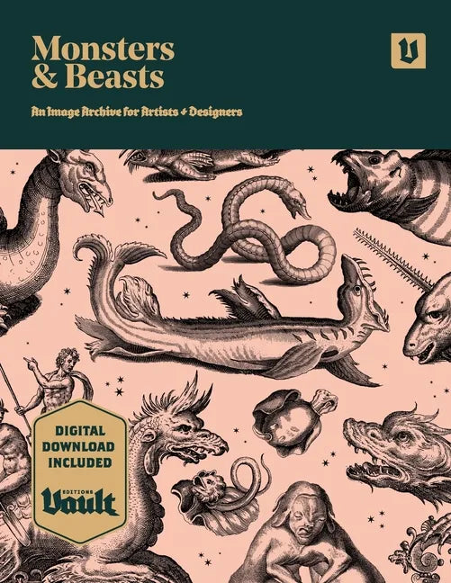 Monsters and Beasts: An Image Archive for Artists and Designers - Paperback