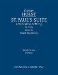 St. Paul's Suite, H.118b: Study score - Paperback
