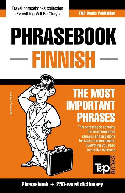English-Finnish phrasebook and 250-word mini dictionary - Paperback