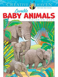 Creative Haven Lovable Baby Animals Coloring Book - Paperback