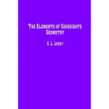 The Elements of Coordinate Geometry - Paperback