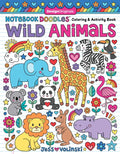 Notebook Doodles Wild Animals: Coloring & Activity Book - Paperback