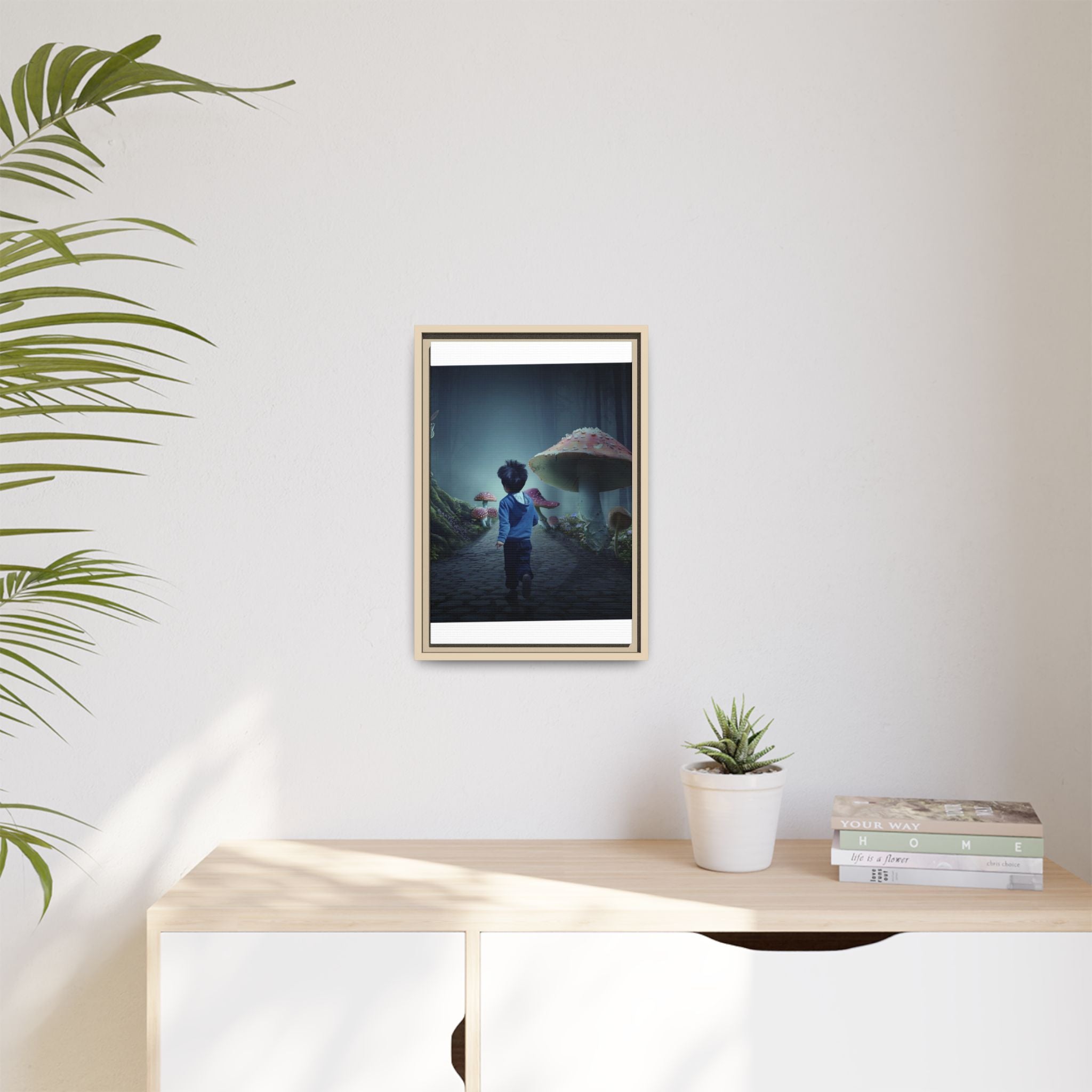Matte Canvas, Framed (Multi-color)