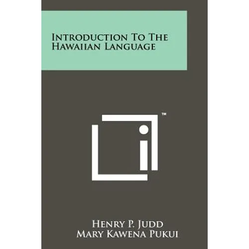 Introduction To The Hawaiian Language - Paperback