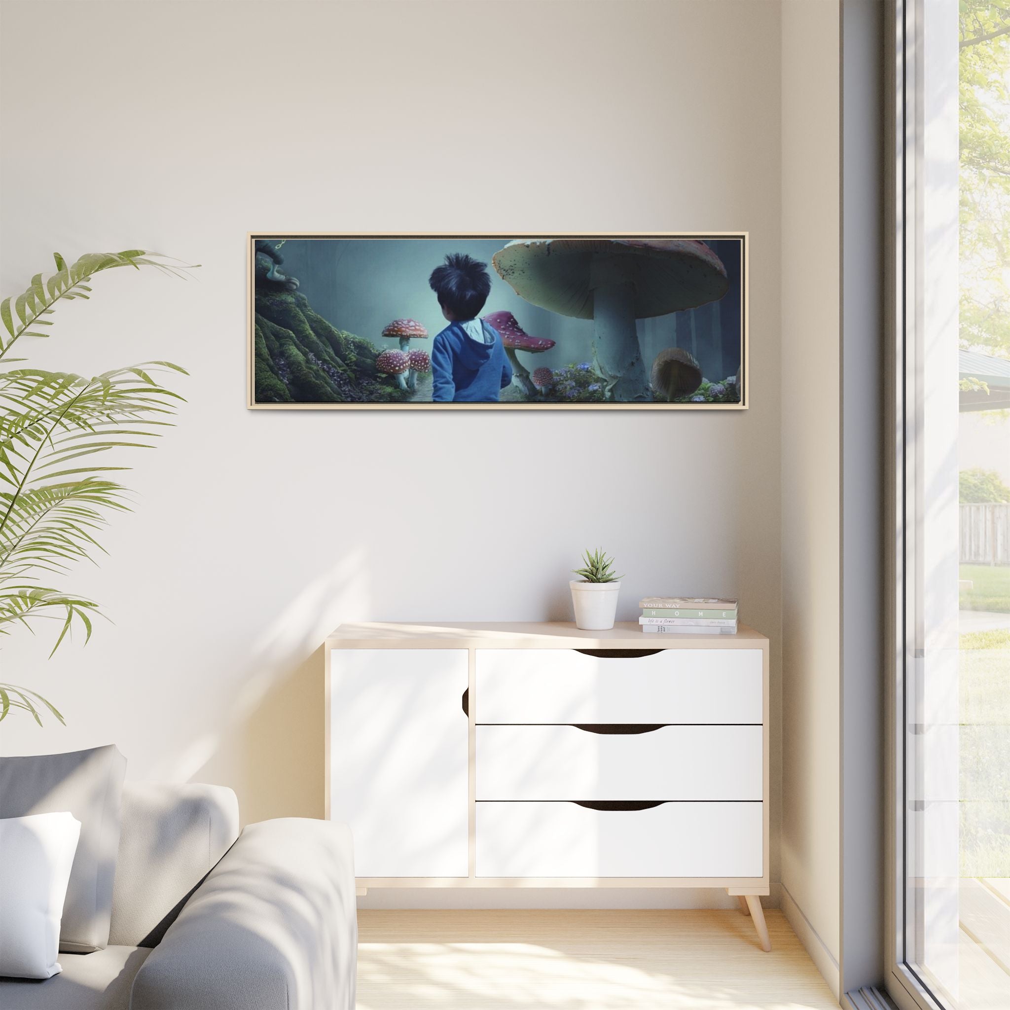 Matte Canvas, Framed (Multi-color)