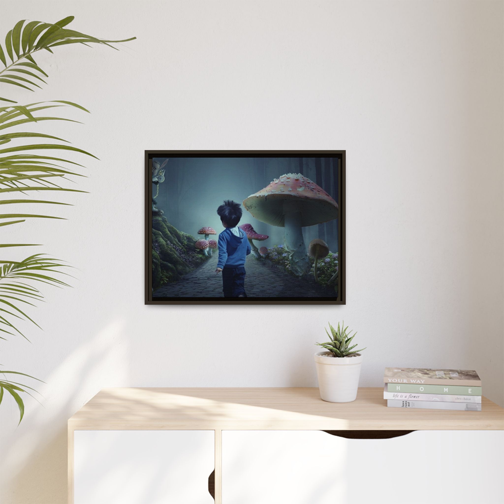 Matte Canvas, Framed (Multi-color)
