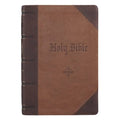 KJV Bible Giant Print Full Size Two-Tone - Leather