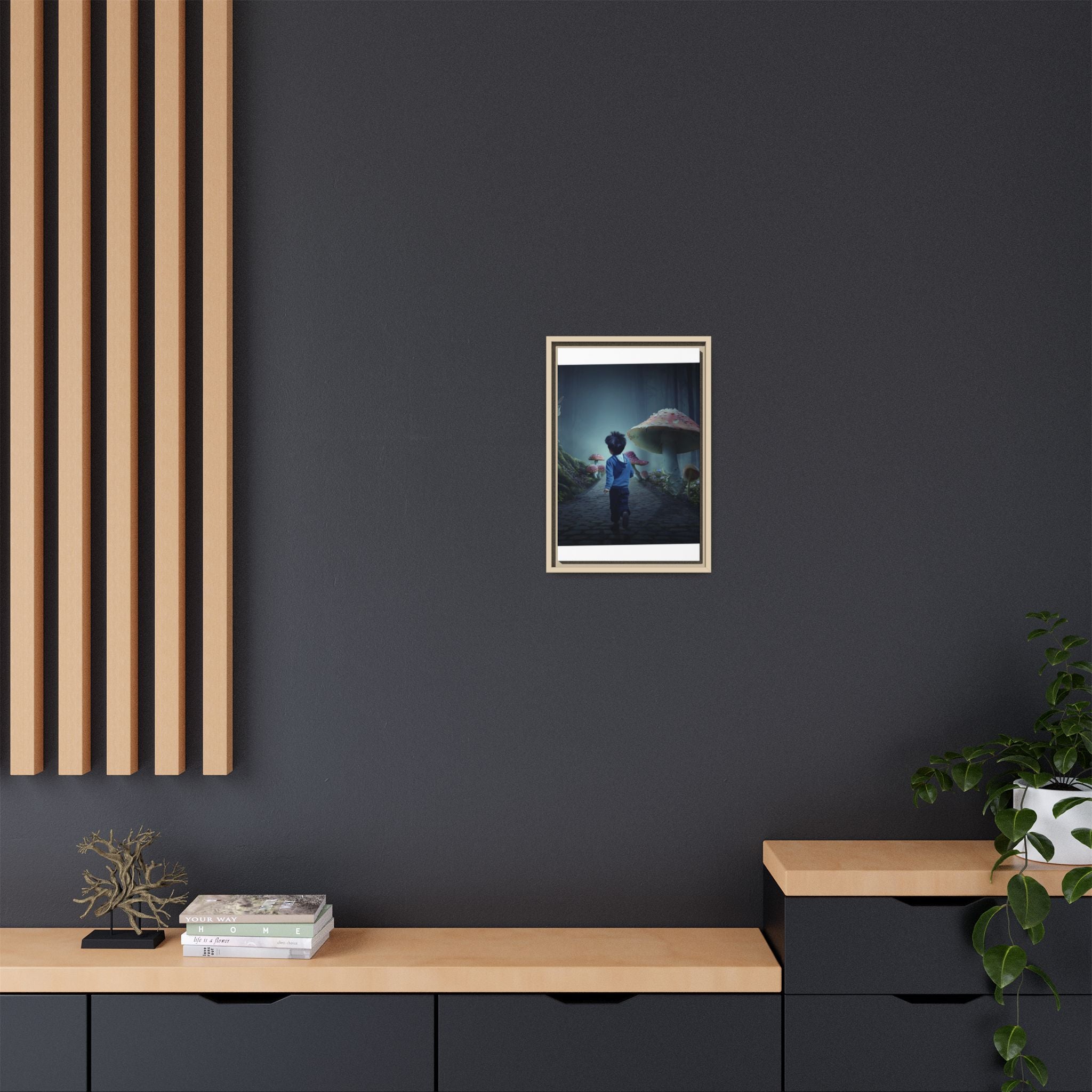 Matte Canvas, Framed (Multi-color)