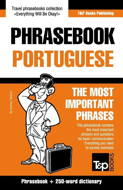 English-Portuguese phrasebook and 250-word mini dictionary - Paperback