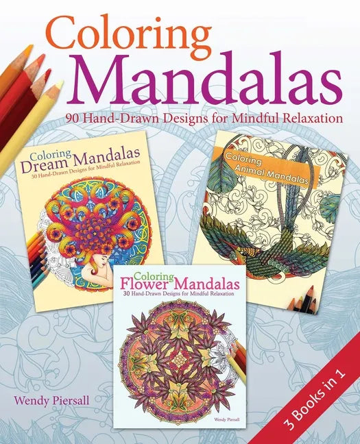 Coloring Mandalas 3-In-1 Pack - Paperback