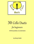 30 Cello Duets for Beginners: All first position, no extension - Paperback