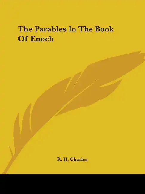 The Parables In The Book Of Enoch - Paperback