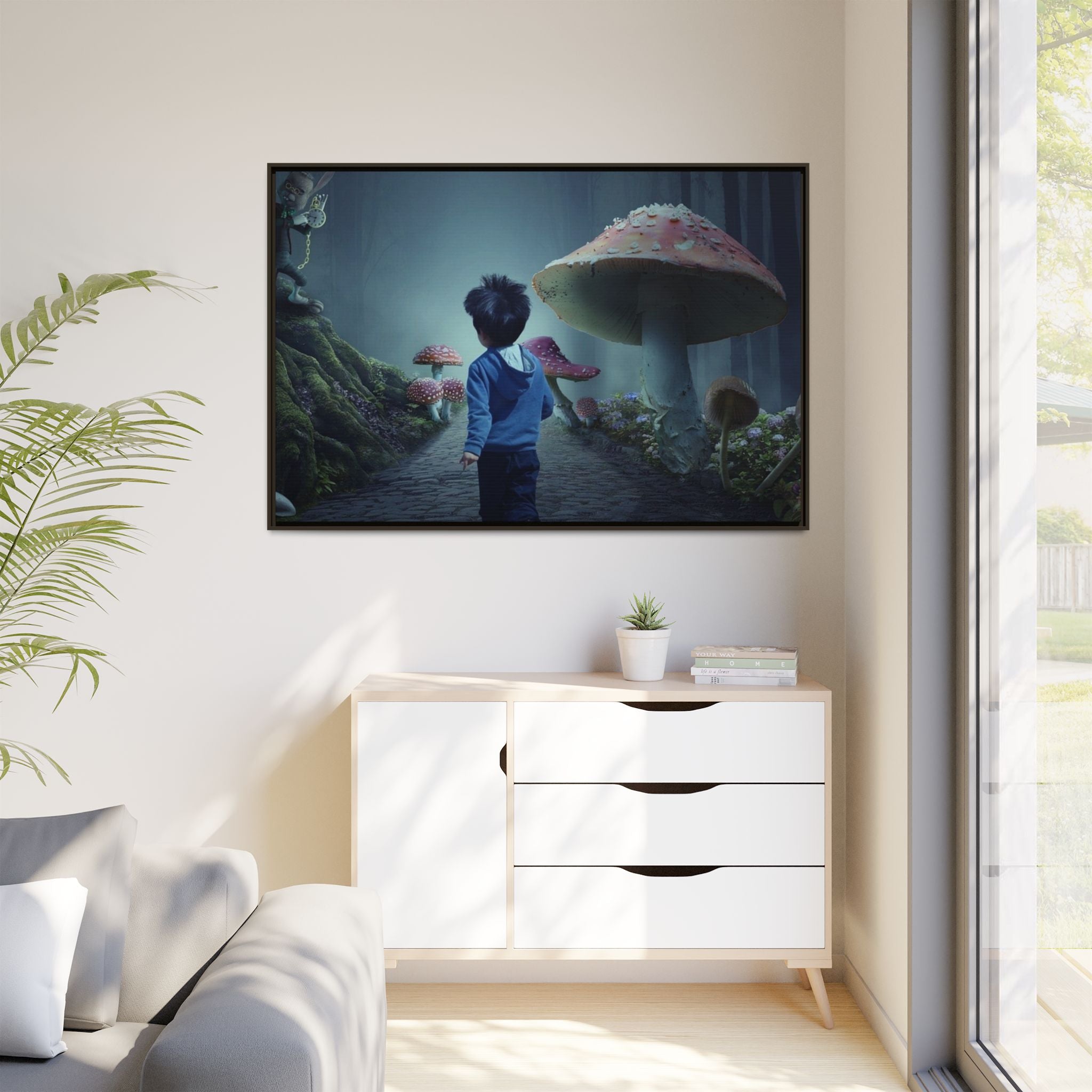 Matte Canvas, Framed (Multi-color)