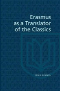 Erasmus as a Translator of the Classics - Paperback