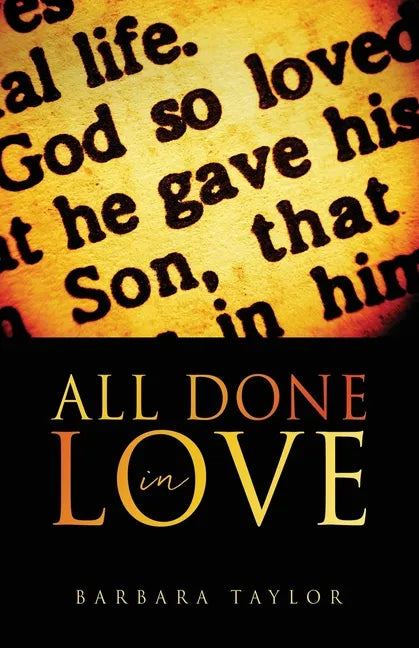 All Done in Love - Paperback