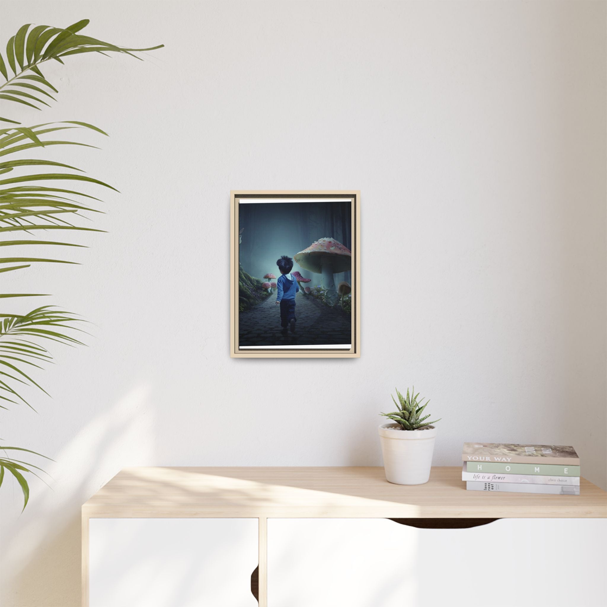 Matte Canvas, Framed (Multi-color)