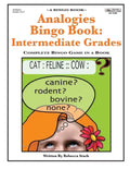 Analogies Bingo Book: Intermediate Grades: Complete Bingo Game In A Book - Paperback