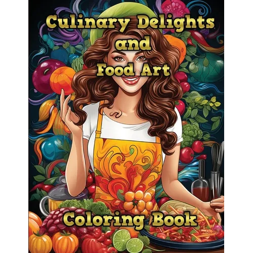Culinary Delights and Food Art: Coloring Book - Paperback