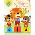 My First Awesome Coloring Book for Boys: A Fun and Easy Activity Book with Cars, Dinosaurs, Animals, and More for Toddlers and Preschoolers Ages 3-5 - Paperback