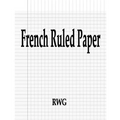 French Ruled Paper: 50 Pages 8.5" X 11" - Paperback