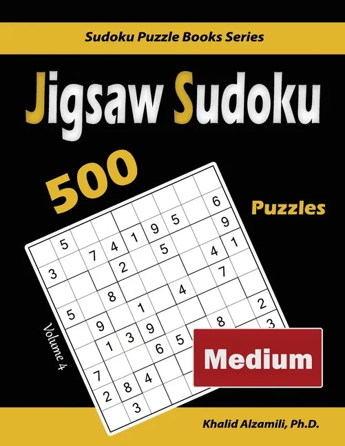 Jigsaw Sudoku: 500 Medium Puzzles - Paperback