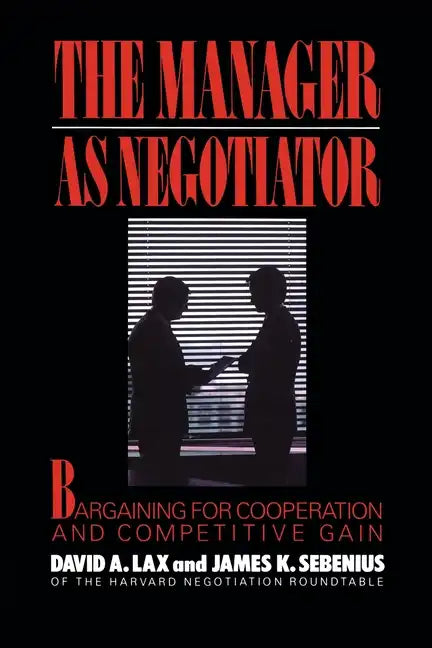 Manager as Negotiator - Paperback