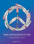 Tween Coloring Books For Girls: Stress Relief Vol 2: Colouring Book for Teenagers, Young Adults, Boys, Girls, Ages 9-12, 13-16, Arts & Craft Gift, Det - Paperback