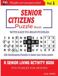 SENIOR CITIZENS Puzzle Book: Vol. 1 - Paperback