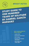 Study Guide to One Hundred Years of Solitude by Gabriel Garcia Marquez - Paperback