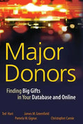 Major Donors: Finding Big Gifts in Your Database and Online - Hardcover