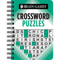 Brain Games - To Go - Crossword Puzzles (Teal) - Spiral