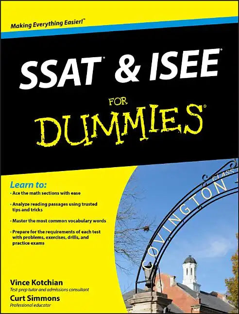 SSAT and ISEE For Dummies - Paperback