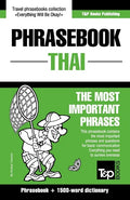 English-Thai phrasebook and 1500-word dictionary - Paperback