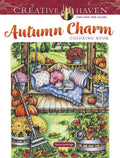 Creative Haven Autumn Charm Coloring Book - Paperback