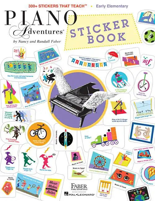 Piano Adventures Sticker Book - Paperback