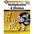 Math Tutor: Multiplication and Division, Ages 9 - 14: Easy Review for the Struggling Student - Paperback