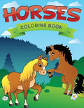 Horses Coloring Book - Paperback