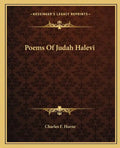 Poems of Judah Halevi - Paperback