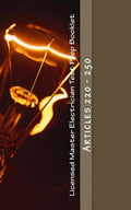 Licensed Master Electrician Test Prep Booklet (Articles 220 - 250): Articles 220 - 250 - Paperback