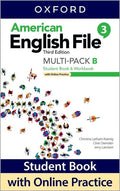 American English File Level 3 Student Book/Workbook Multi-Pack B with Online Practice - Paperback