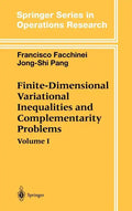 Finite-Dimensional Variational Inequalities and Complementarity Problems - Hardcover